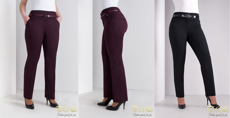 женские брюки больших размеров